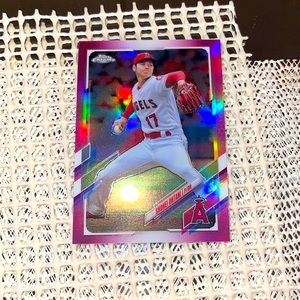 2021 Topps chrome shohei ohtani pink #159